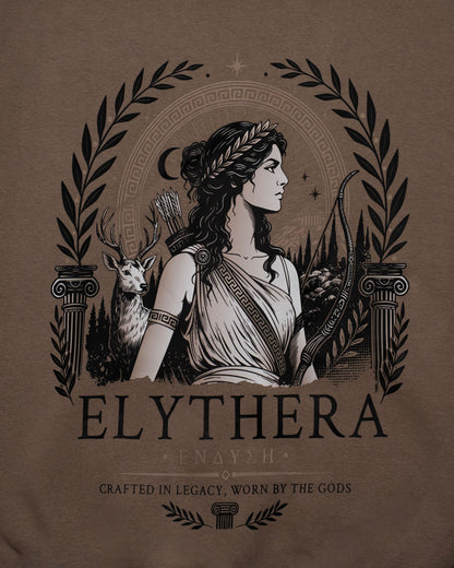 Artemis Oversized Clay coloured Hoodie