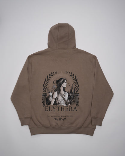 Artemis Oversized Clay coloured Hoodie