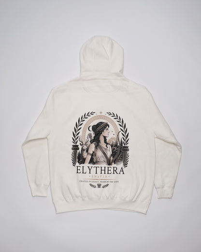 Artemis Oversized Artic White Hoodie