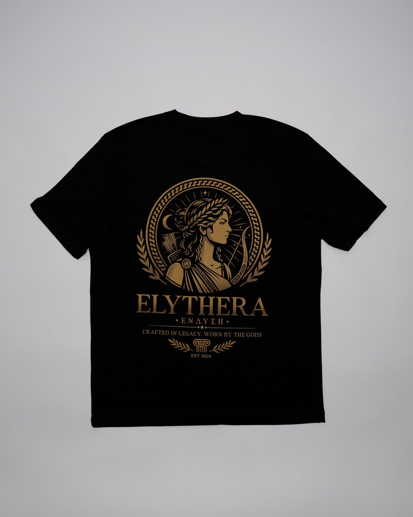 Artemis Inspired Black T Shirt