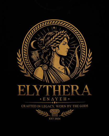 Artemis Inspired Black T Shirt