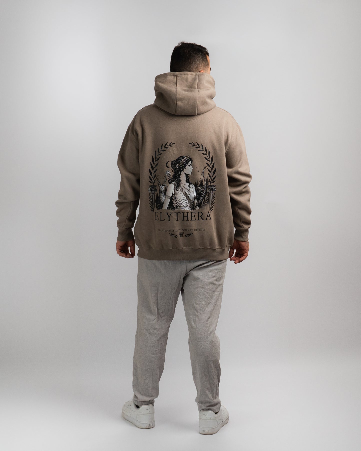 Artemis Oversized Clay coloured Hoodie