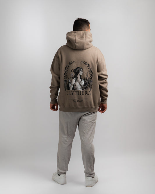 Artemis Oversized Clay coloured Hoodie