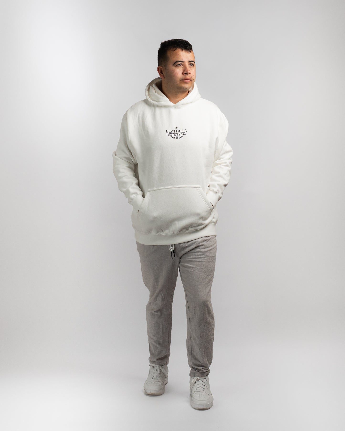 Artemis Oversized Artic White Hoodie