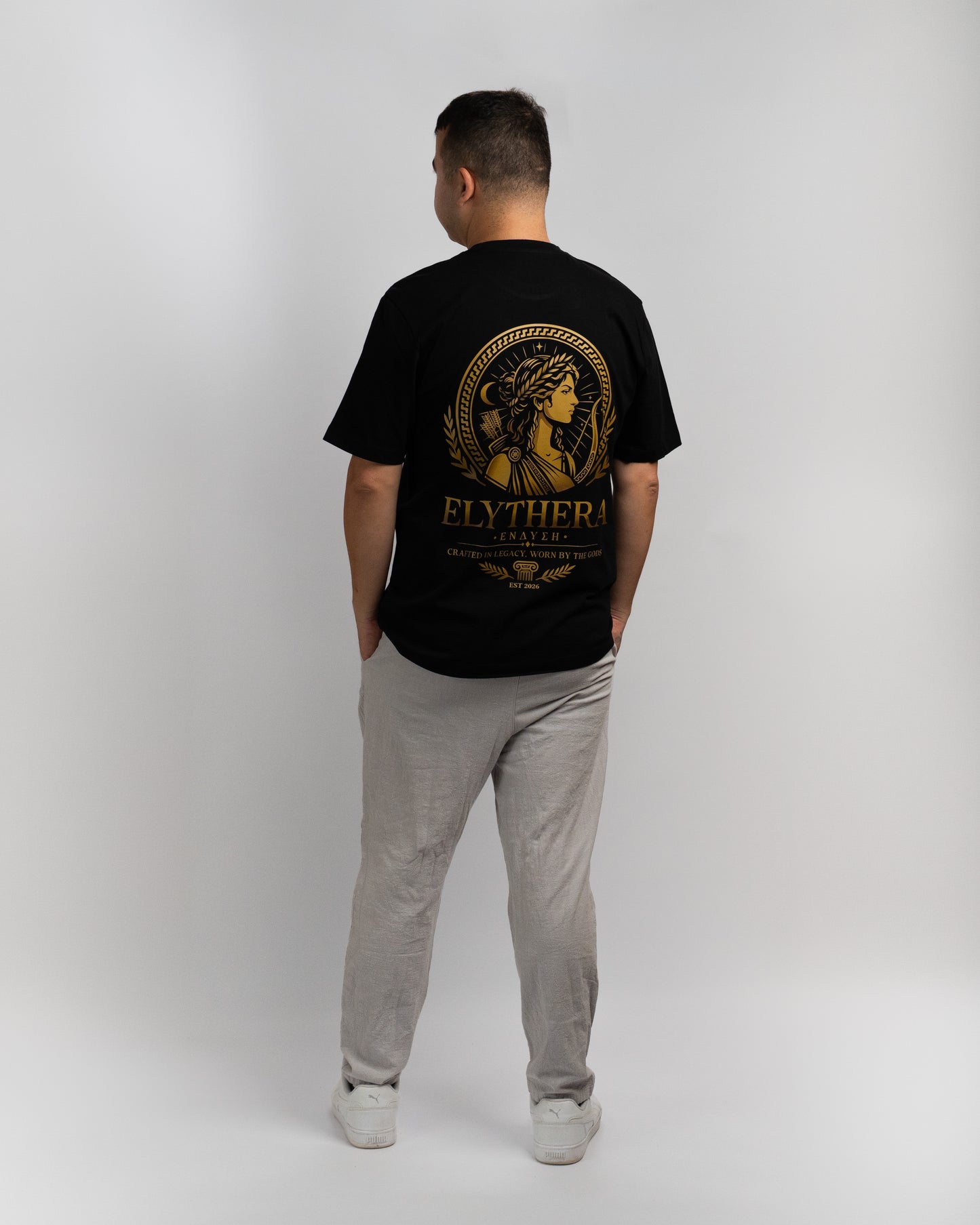 Artemis Inspired Black T Shirt